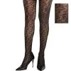 Adult Black Cheetah Print Stockings