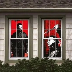 AMSCAN Michael Myers Window Silhouettes, 2pc - Halloween II