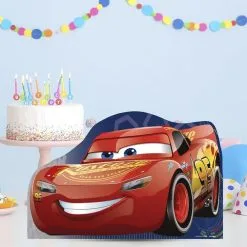 None Lightning McQueen Centerpiece Cardboard Cutout, 17in X 11in - Cars 3