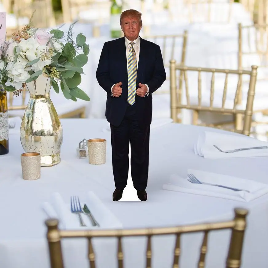 Donald Trump Centerpiece Cardboard Cutout, 18in