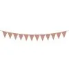Mini Create Your Own Glitter Rose Gold Pennant Banner, 20ft