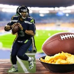 NFL Seattle Seahawks Russell Wilson Centerpiece Cardboard Cutout, 18in