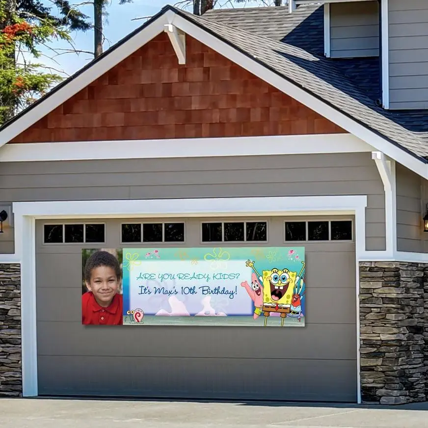 Custom SpongeBob SquarePants Photo Horizontal Banner