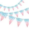 Boy Or Girl? Gender Reveal Paper Pennant Banner, 15ft - The Big Reveal