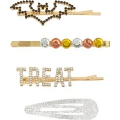 Halloween Treat Bobby Pin & Hair Clip Set, 4pc