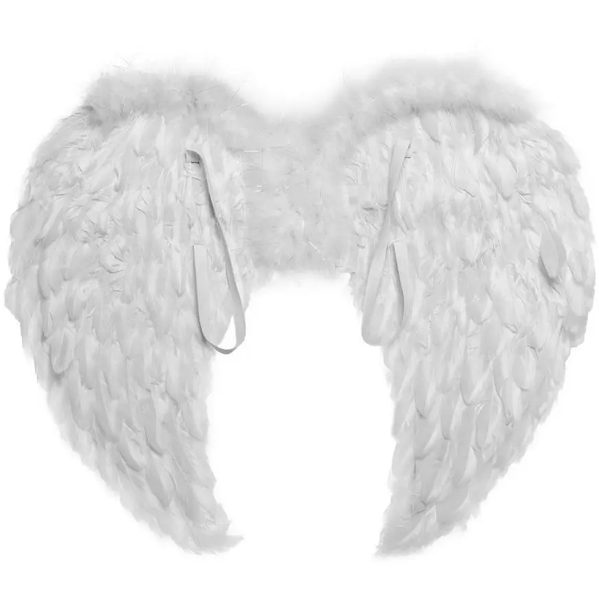 AMSCAN White Feather Heavenly Angel Costume Accessory Kit - Image 4