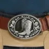 AMSCAN Boots & Spurs Western Metal Belt Buckle