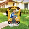 Airloonz School Bus Frame Foil Balloon, 51in - Back To School