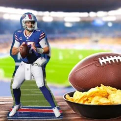 NFL Buffalo Bills Josh Allen Centerpiece Cardboard Cutout, 18in