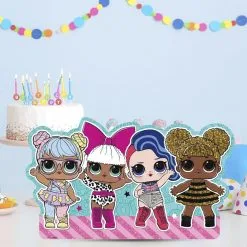 L.O.L. Surprise! Glamsquad Centerpiece Cardboard Cutout, 18in X 10in