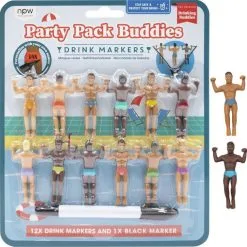 Personalizable Drinking Buddies Drink Markers, 12ct