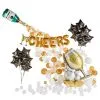 Champagne Cheers New Year's Eve Balloon Backdrop Kit
