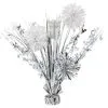 Silver My First Communion Tinsel Burst Centerpiece, 18in