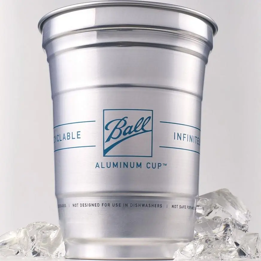 Ball Aluminum Cup, 16oz, 24ct - The Ultimate 100% Recyclable Cold-Drink Cup - Image 3