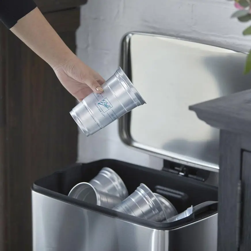 Ball Aluminum Cup, 16oz, 24ct - The Ultimate 100% Recyclable Cold-Drink Cup - Image 4