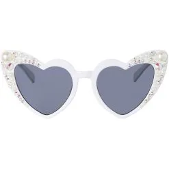 Sparkly Bridal Pearl Plastic Sunglasses
