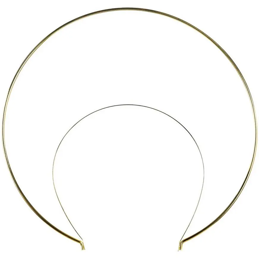 AMSCAN Adult Gold Floating Halo Metal Headband - Image 2