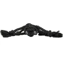 Black Spider Rope Toy, 14in X 13in – Halloween
