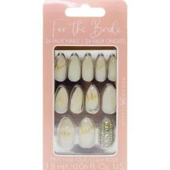 Bride To Be Faux Nail Set, 24pc