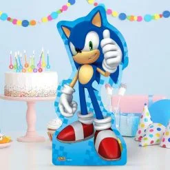 Sonic The Hedgehog Pose 1 Centerpiece Cardboard Cutout, 18in
