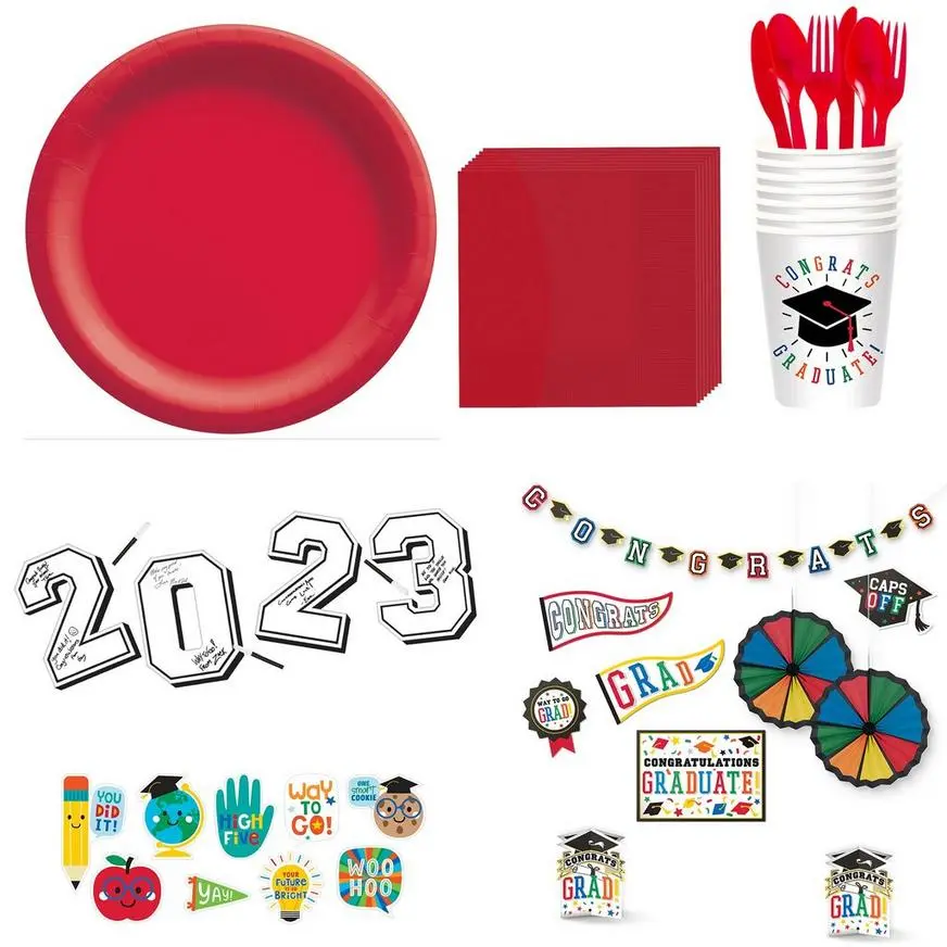 Graduation Fun Party Kit For 30 Guests