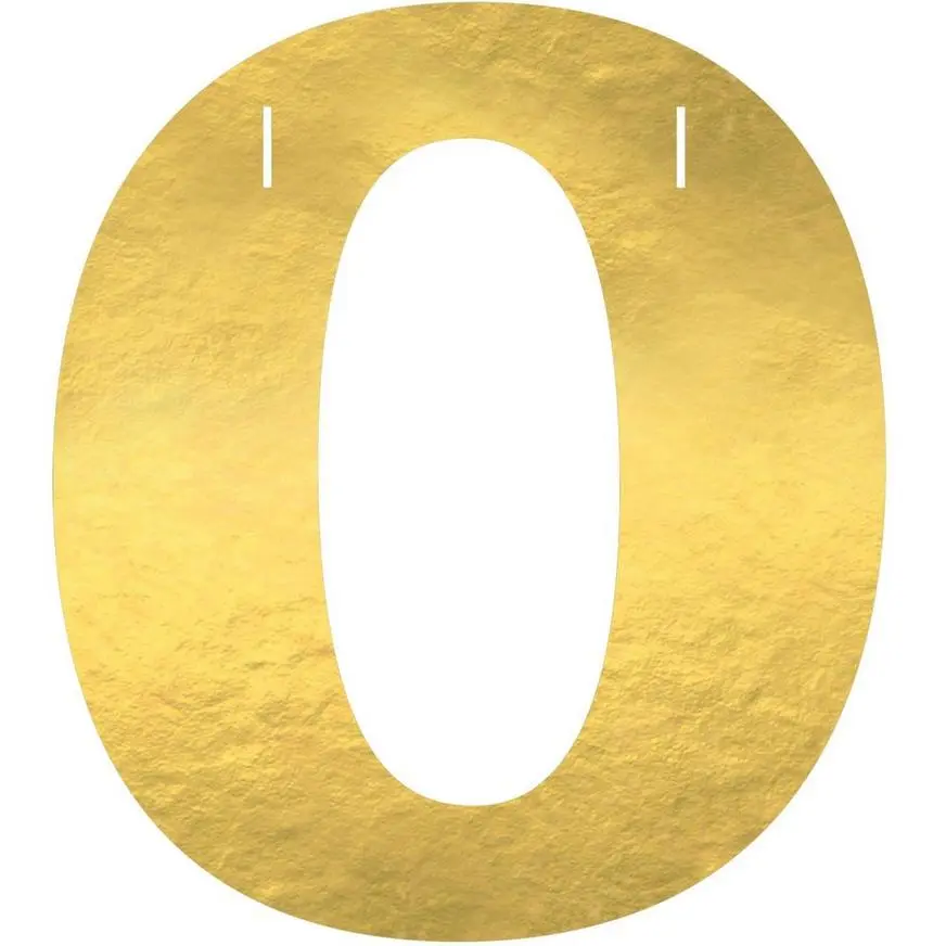 Metallic Gold Welcome Home Cardstock Letter Banner Kit, 4.5in Letters, 13pc - Image 7