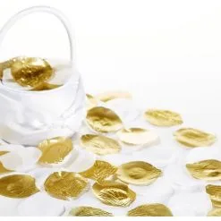 Gold & White Rose Petals 300ct