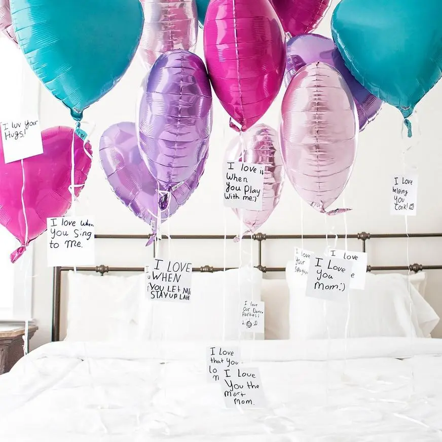 17in Blue Heart Balloon - Image 2