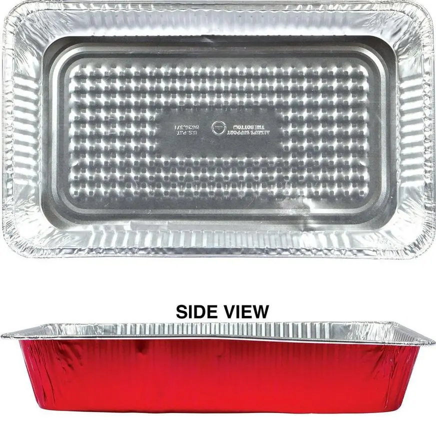 Red Chafing Dish Buffet Set 24pc - Image 2