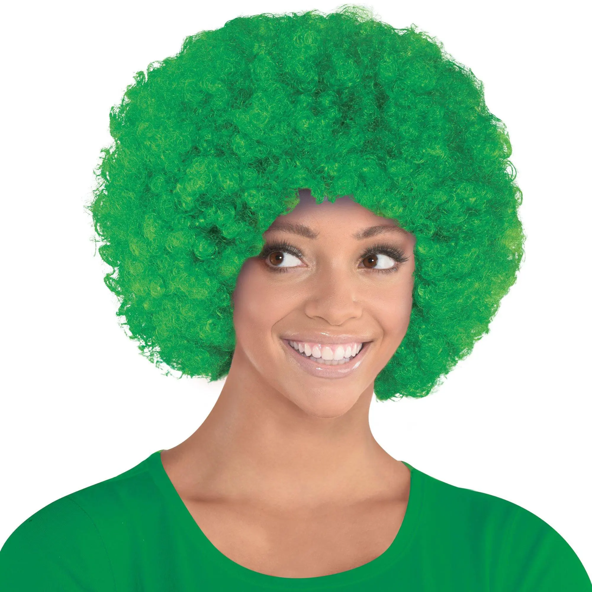 Green Curly Wig - Image 2