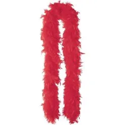 Red Feather Boa