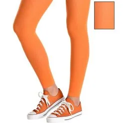 Footless Orange Tights
