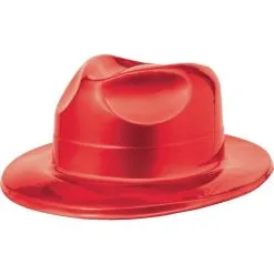Red Plastic Fedora