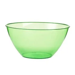 Medium Kiwi Green Plastic Bowl