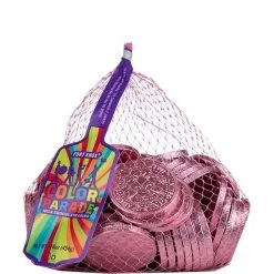 Pink Chocolate Coins 72pc