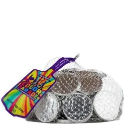 Silver Chocolate Coins 72pc
