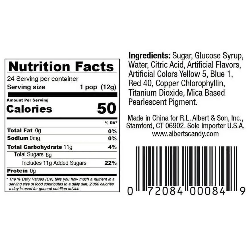 Silver Swirly Lollipops 24pc - Image 2