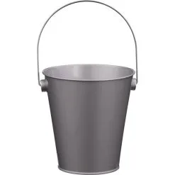 Silver Metal Favor Pail