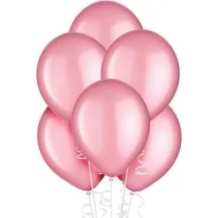 15ct, 12in, Pink Pearl Balloons