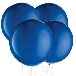 4ct, 24in, Royal Blue Balloons