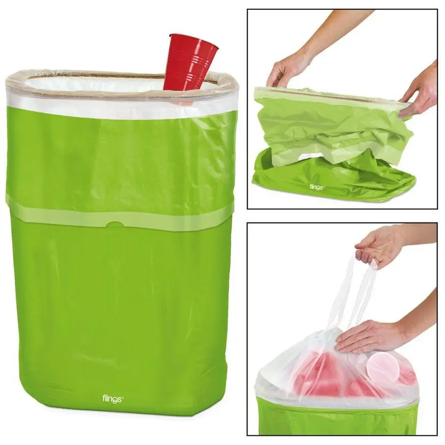 Kiwi Green Pop-Up Trash Bin - Image 3