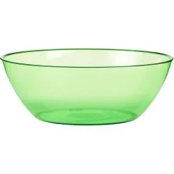 Kiwi Green Plastic Serving Bowl