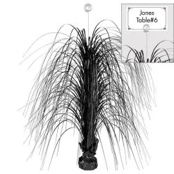 Giant Black Spray Centerpiece