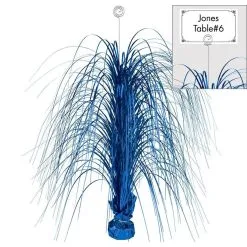 Giant Royal Blue Spray Centerpiece