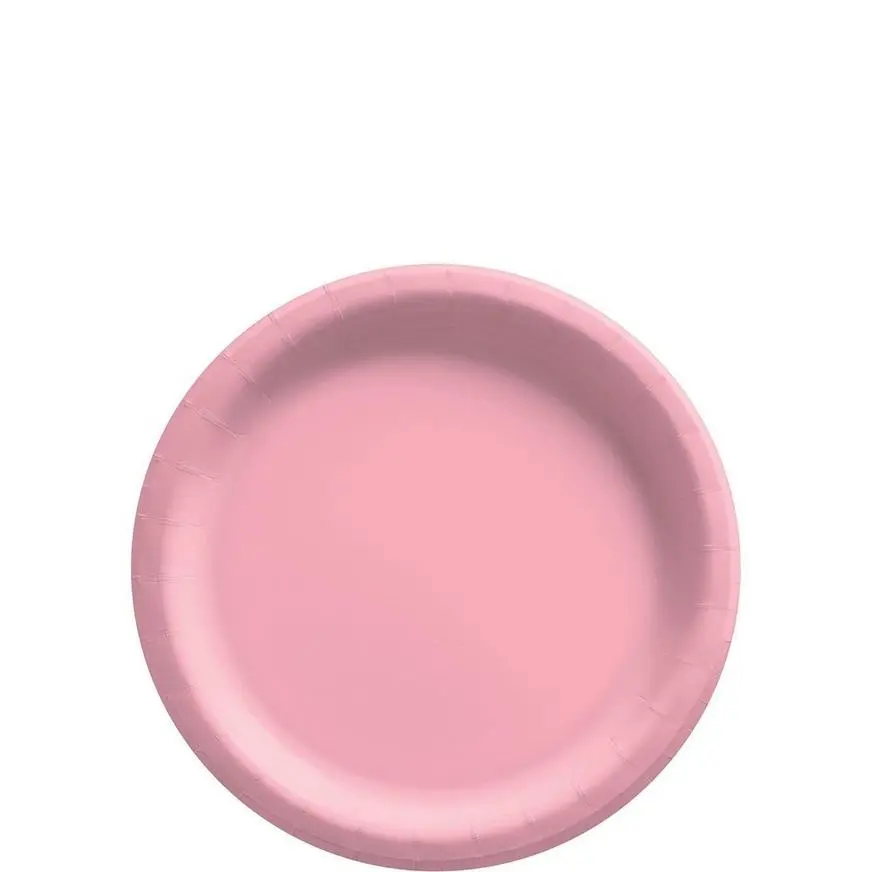 Pink Paper Tableware Kit For 50 Guests - Image 2