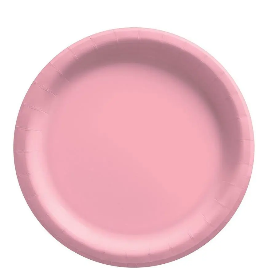 Pink Paper Tableware Kit For 50 Guests - Image 3