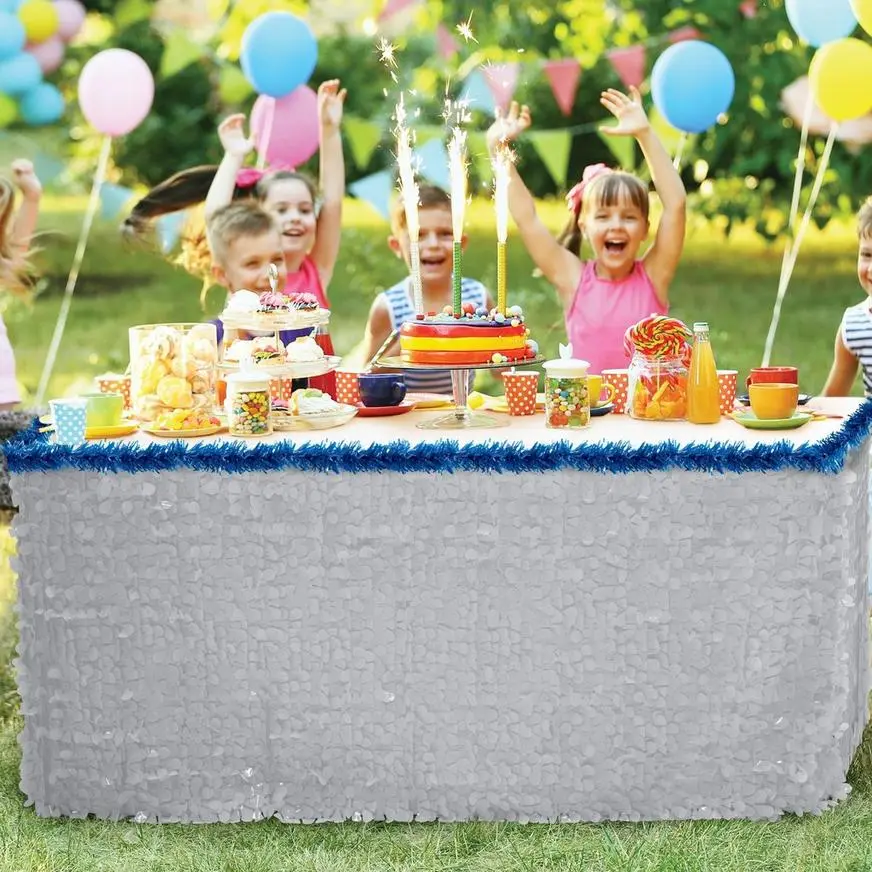 Dark Blue Twisted Fringe Garland - Image 2