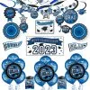 Blue 2023 Congrats Grad Deluxe Graduation Decorating Kit