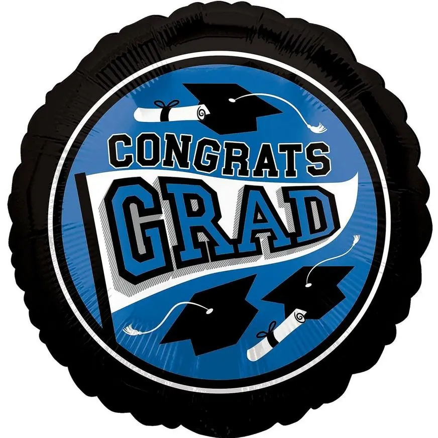 Blue 2023 Congrats Grad Deluxe Graduation Decorating Kit - Image 10