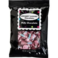Pink Milk Chocolate Hershey's Kisses, 16oz